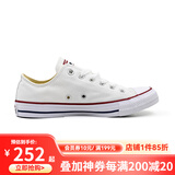 匡威（Converse）all star帆布鞋男鞋女鞋经典低帮运动休闲鞋中性情侣白色101000 101000 白色常青款 35