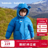 巴拉巴拉balaOne儿童羽绒服男童女童冬连帽外套保暖2025三防209425107205