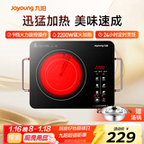九阳（Joyoung）电陶炉电磁炉电磁灶火锅炉家用智能定时 低辐射内外双环 大功率多锅具适配 H22-X2 配汤锅