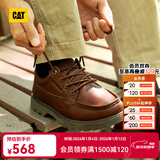 卡特（CAT）休闲皮鞋工装鞋男鞋新复古回潮新品牛皮轻便单鞋P726069 棕色 41