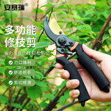 安赛瑞 园林工具修枝剪 园艺树枝剪刀 带安全锁扣 果树绿化 25002