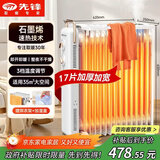 先锋（SINGFUN）石墨烯取暖器电暖器电暖气片家用电热油汀17片全屋升温智能恒温低噪加厚宽片烘衣加湿DYT-Z21pro