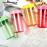 特百惠（Tupperware）雅致3件套300ML塑料杯男女士学生儿童夏季水杯子户外便携 随机色