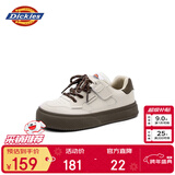 Dickies儿童板鞋秋冬新款女孩休闲鞋加绒中大童德训鞋轻便学生百搭小白鞋