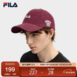 FILA斐乐官方【易烊千玺同款】男女帽棒球帽时尚休闲帽子运动帽遮阳帽