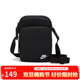 耐克NIKE中性单肩包小肩袋 HERITAGE 休闲包 DB0456-010黑小号