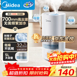 美的（Midea）空气加湿器大雾量家用卧室客厅孕妇母婴幼儿抗菌静音桌面小型宿舍超声波雾化器元旦礼物SC-3D50