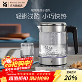 WMF福腾宝不锈钢 玻璃可调温电茶壶烧水壶保温茶壶电热水壶 1L