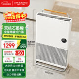 amadana艾曼达石墨烯取暖器家用大面积对流电暖气浴室电暖器欧式快热炉神器恒温暖风机HC06