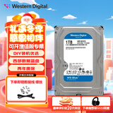 西部数据（WD）蓝盘 1t sata  3.5寸 CMR 垂直 7200转64MB diy 组装电脑存储台式机械硬盘 (WD10EZEX)
