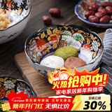 美浓烧（Mino Yaki） 日本进口-陶瓷八角碗面碗古伊万里夜明珠宫廷风摆件和风工艺 宫廷风8.1英寸-YG191