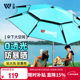沃鼎钓鱼伞2025新款防晒不锈钢大钓伞加固加厚户外露营遮阳雨伞沙滩伞