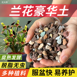 花大师 兰花专用土蝴蝶兰君子兰专用花土营养土兰花植料松树皮颗粒透气 豪华版12升【10合1精选石料】90%选择 送3礼