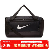 耐克NIKE中性桶包 健身包BRASILIA JDI运动包BA5957-010黑色中号