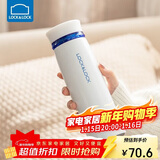 乐扣乐扣（LOCK&LOCK）不锈钢情侣学生保温杯菲特旋转盖轻量杯450ml白蓝 LHC4131WB
