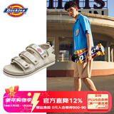 Dickies凉鞋男鞋夏季轻便凉拖鞋男士户外沙滩鞋潮流休闲情侣鞋 军米色（男女款） 42
