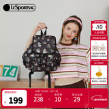 LeSportsac乐播诗新款包包女包休闲旅行双肩包大容量通勤背包情人节礼物 怪异招财猫