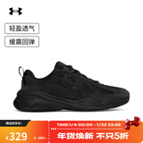 安德玛（Under Armour）秋冬Aspire男女情侣轻质运动休闲鞋6003966 黑色001 38.5