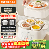 苏泊尔（SUPOR）电炖盅电炖锅隔水炖家用全自动煲汤炖汤锅陶瓷燕窝炖盅4.5L蒸炖一体多功能锅3-4人 DZ25FC873
