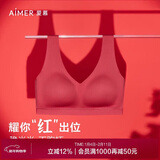 爱慕红本命年新年红品文胸背心式抗菌有型承托文胸AM176141