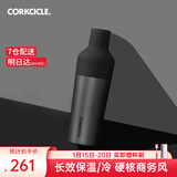 CORKCICLE.保温杯男女士学生高颜值大容量车载不锈钢保冷保冰水杯子新年礼物 影灰色475ml