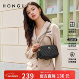 红谷女士包包斜挎包菱格链条包牛皮单肩包流苏小包 新年生日礼物