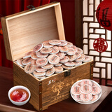 茗杰 茶叶 陈皮普洱小茶饼1000g原厂地手工采摘回口甘甜香气漫长