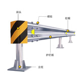 浮影防撞双波高速公路波形护栏板乡村道路波型梁钢安全国县道波纹栏边 支持来图定制