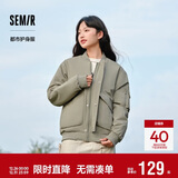 森马棉服男防水防油防污防风冬装厚飞行员棒球领夹克109724112101