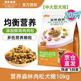 营养森林狗粮 肉松双拼犬粮 成犬幼犬通用泰迪金毛鲜鸡肉肉松粮 中大型犬肉松狗粮10kg