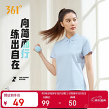 361°短袖女春夏季运动t恤速干衣polo衫跑步健身休闲瑜伽662424130H-3