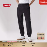Levi's李维斯男士宽松时尚潮流百搭流行简约通勤长款束脚休闲裤 黑色 L 尺码偏大