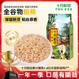十月稻田 糙米 2斤 低脂粗粮 杂粮米新米 保留胚芽 粥米 全谷物