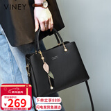 viney牛皮包包女包斜挎妈妈包中年单肩手提大包生日元旦礼物送女生女友