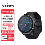 颂拓（SUUNTO）Race 户外训练腕表 越野铁三心率血氧运动智能手表生日礼物乌木黑