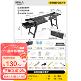 原始人烧烤架户外烧烤炉家用碳烤炉3-7人便携式木炭烧烤架子 升级加厚双翼【食品级304烤网】18件套+5斤炭+煎盘