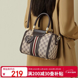 红蜻蜓包包女包斜挎单肩波士顿手提包送女友妈妈跨年新年生日礼物