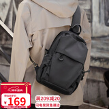 viney男包时尚斜挎包韩版百搭单肩包男简约牛津布旅行背包男潮牌运动