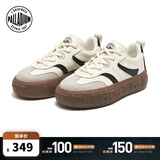 帕拉丁（PALLADIUM）德训鞋音符厚底鞋男鞋女鞋休闲鞋板鞋子99324＆09234 白/黑/棕 39