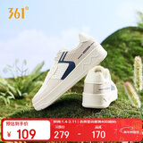 361°运动男鞋秋冬季学生复古厚底增高小白休闲板鞋子男672426611-3