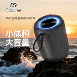 ROBERILLINE德调声学无线蓝牙音箱40w大功率发烧级HIFI重低音小钢炮大音量户外防水小型便携音响可插U盘插卡 A8 单台