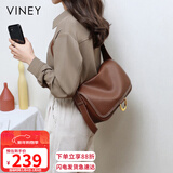 viney牛皮包包女包品牌斜挎包轻奢腋下单肩包生日新年礼物送女生女友