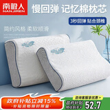 南极人枕头慢回弹记忆棉枕芯 颈椎枕 释压深睡眠安睡枕 单只装30*50cm