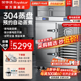 荣事达（Royalstar）蒸饭柜商用蒸饭车电蒸箱食堂酒店全自动蒸柜大容量厨房蒸饭箱蒸包机蒸包炉蒸饭器电蒸炉蒸饭机 304蒸盘+缺水断电防干烧丨智能变频大24盘