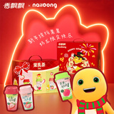 香飘飘果乳茶奶龙联名款年货礼盒三口味缤纷装12杯