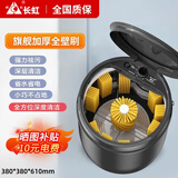长虹洗鞋机家用全壁刷自动刷鞋机擦鞋机洗鞋神器免拆鞋带全方位洗脱一体鞋衣两用蓝光抑菌 旗舰黑【全壁刷+蓝光强去污】超强力电机