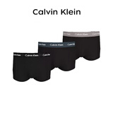 Calvin Klein CK 男士棉质平角内裤 套装套盒3条装 U2664G QRV黑色 M