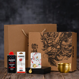 ZIPPO打火机限量版灵动招财貔貅芝宝煤油防风送父亲生日礼物男友收藏 镀银【套装+烟灰缸】