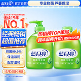 蓝月亮洗手液泡沫丰富滋润芦荟抑菌99.9%500g+补充500g勤洗手防甲流感冒