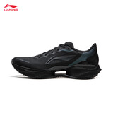 李宁（LI-NING）超轻23跑步鞋beng丝轻质跑鞋男26春季新款休闲百搭运动鞋ARBW017 黑色-4 41